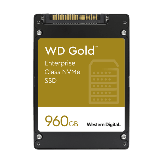 Western Digital Disque SSD NVMe™ WD Gold™ pour entreprises - 960 Go