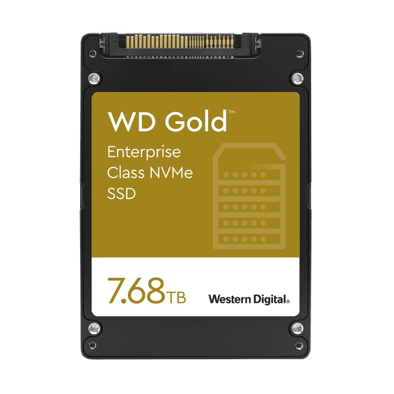 Western Digital Disque SSD NVMe™ WD Gold™ pour entreprises - 7,68 To
