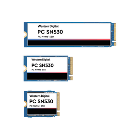 Western Digital Disque SSD NVMe PC SN530 - 256 Go - Format : M.2 2242 - Sécurité : None
