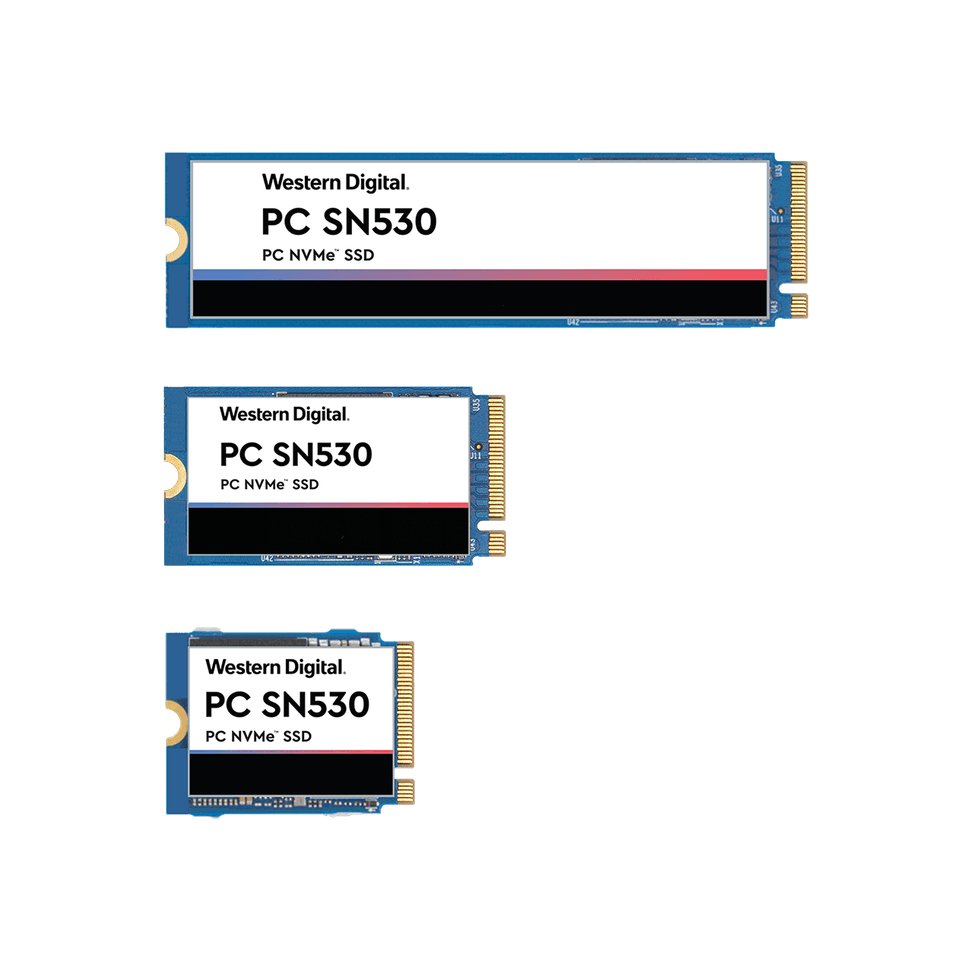 Western Digital Disque SSD NVMe PC SN530 - 512 Go - Format : M.2 2280 - Sécurité : None — image 1
