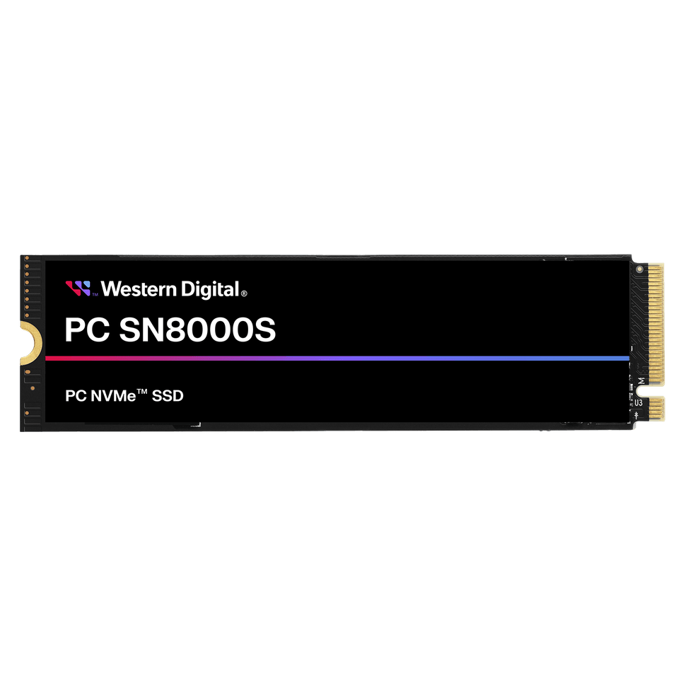 Western Digital Disque SSD NVMe PC SN8000S de Western Digital - Format : M.2 2280 - Sécurité : TCG Opal - 1024 Go — image 1