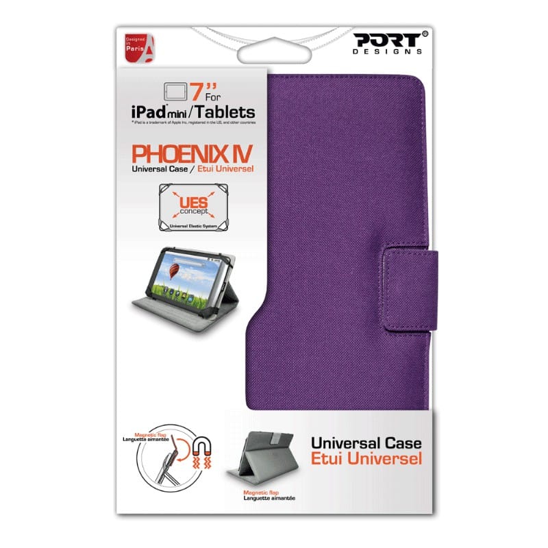 Portfolio universel PHOENIX IV Universal pour les tablettes 7'' - Port designs