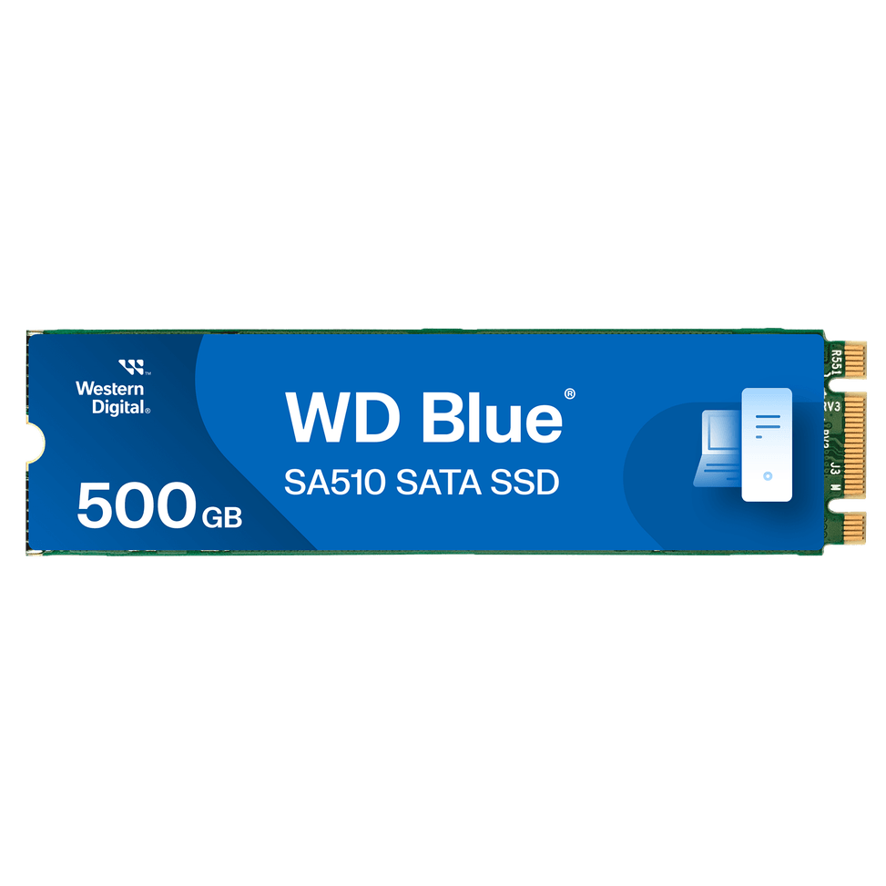 Western Digital Disque SSD SATA WD Blue SA510 au format M.2 2280 - 500 Go — image 1
