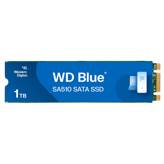Western Digital Disque SSD SATA WD Blue SA510 au format M.2 2280 - 1 To
