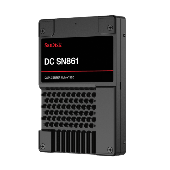 SanDisk DC SN861 NVMe SSD - 1,6 To - Sécurité : ISE - Format : U.2