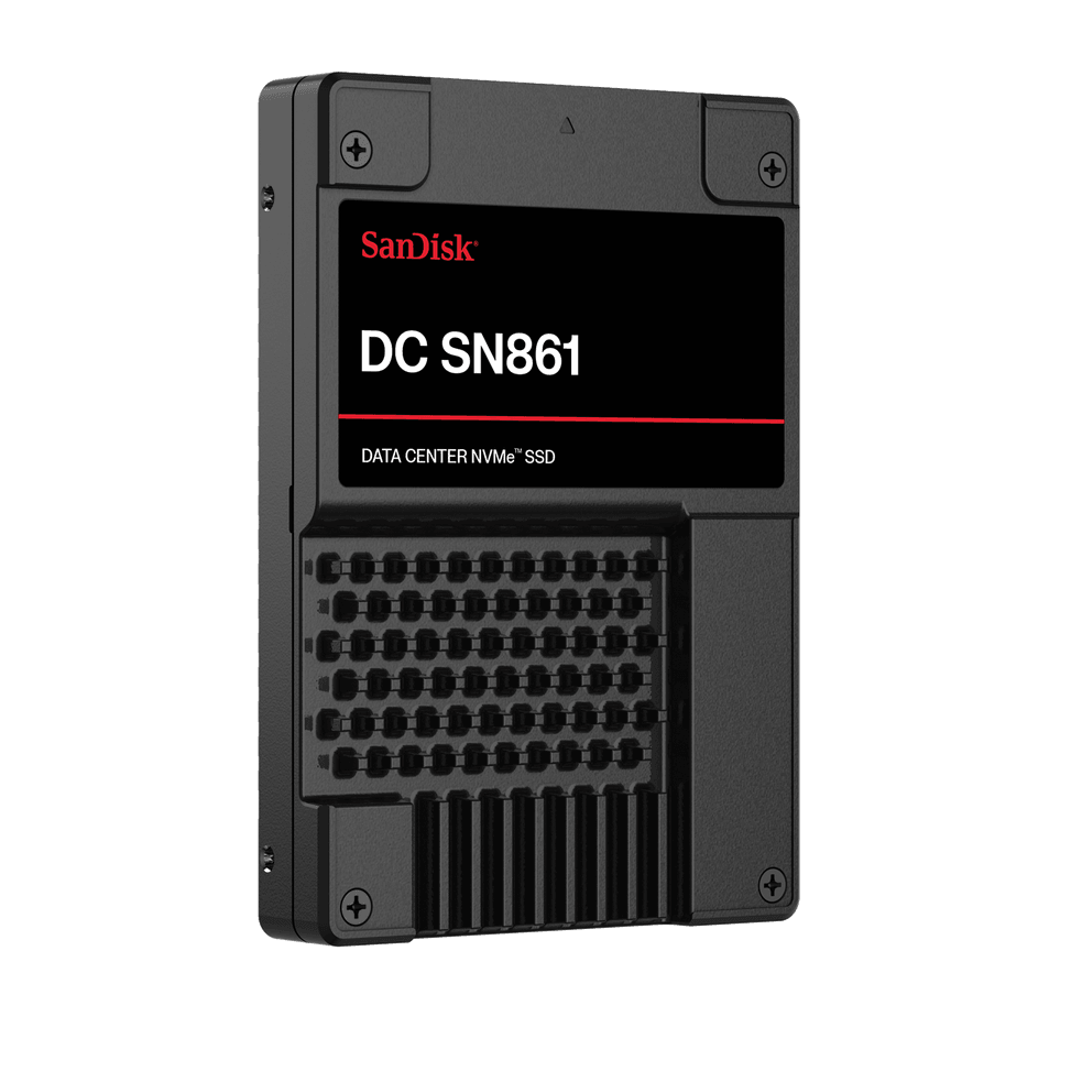 SanDisk DC SN861 NVMe SSD - 1,6 To - Sécurité : ISE - Format : U.2 — image 3