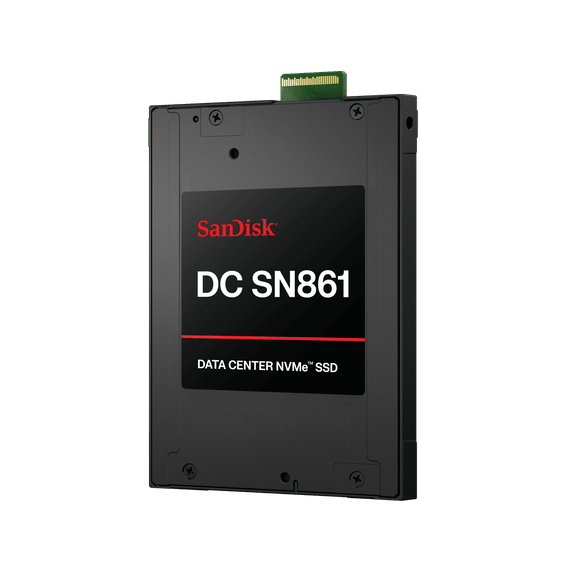 SanDisk DC SN861 NVMe SSD - 3,84 To - Sécurité : TCG Opal - Format : E3.S
