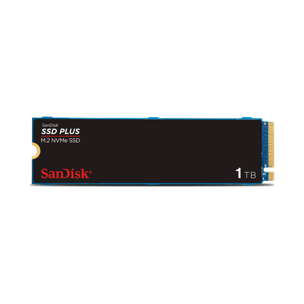 Disque interne SSD SanDisk PLUS M.2 NVMe PCIe Gen 3.0 - 1 To — image 1