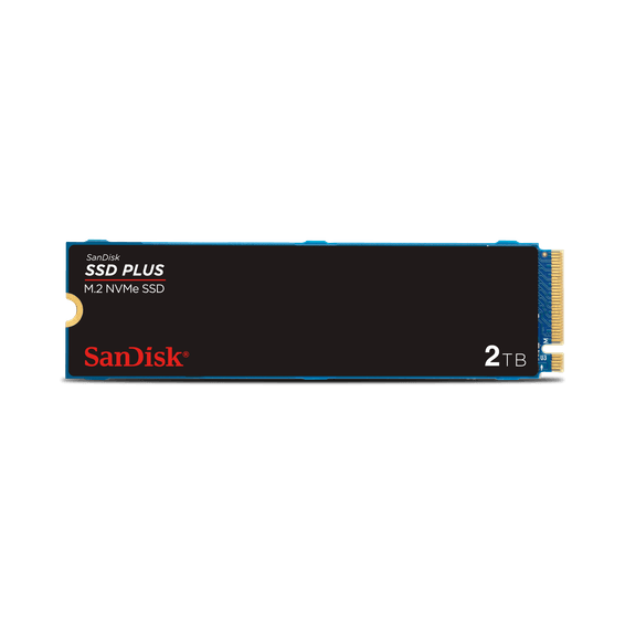 Disque interne SSD SanDisk PLUS M.2 NVMe PCIe Gen 3.0 - 2 To