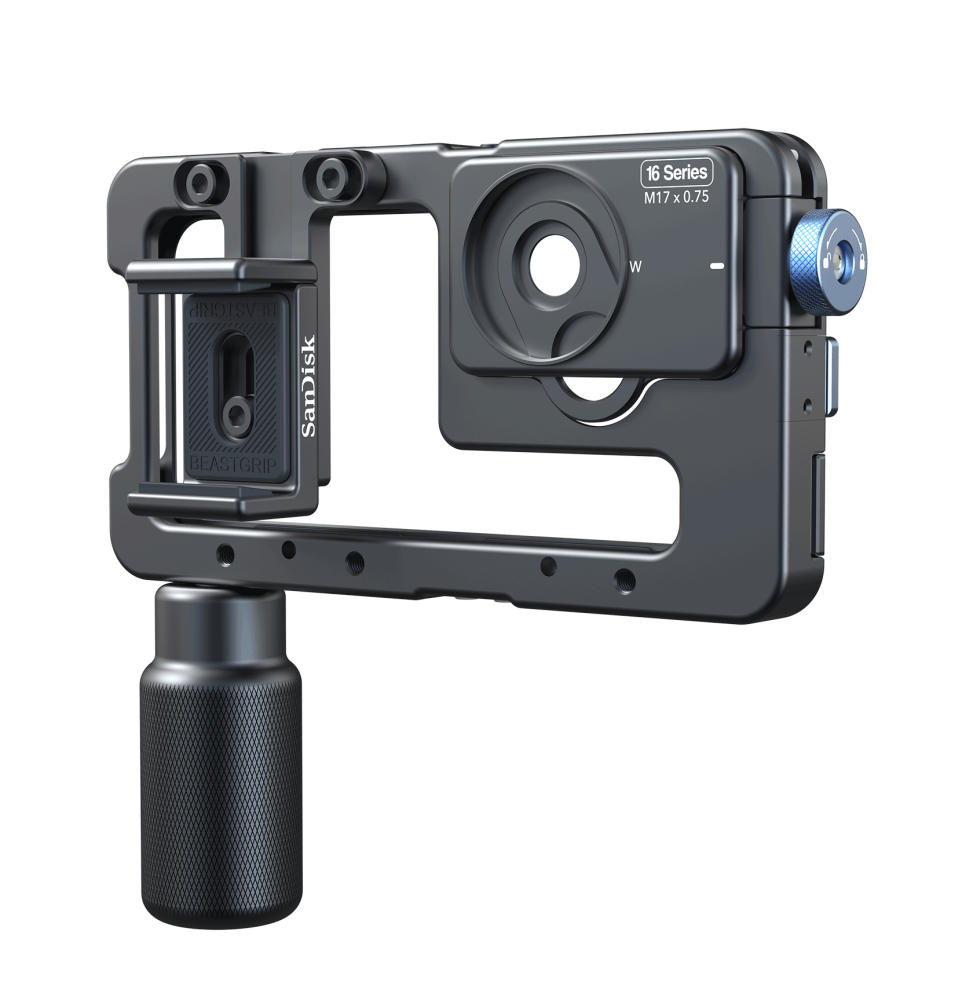BEASTGRIP x SanDisk Beastcage Creator Kit pour iPhone 16 Pro et Pro Max - Phone Type : iPhone 16 Pro