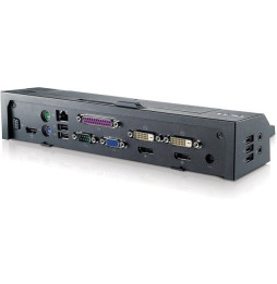 Station d'accueil Dell Réplicateur E-Port II EURO2 Advanced  avec adaptateur AC 130W USB 3.0 - Pas de support