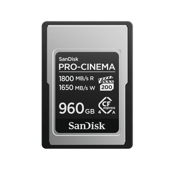 Carte SanDisk CFexpress™ PRO-CINEMA Type A - 960 Go