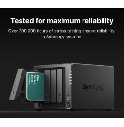 Disque dur interne Synology HAT3300 SATA 3,5" Série Plus HDD 2 To pour NAS (HAT3300-2T)