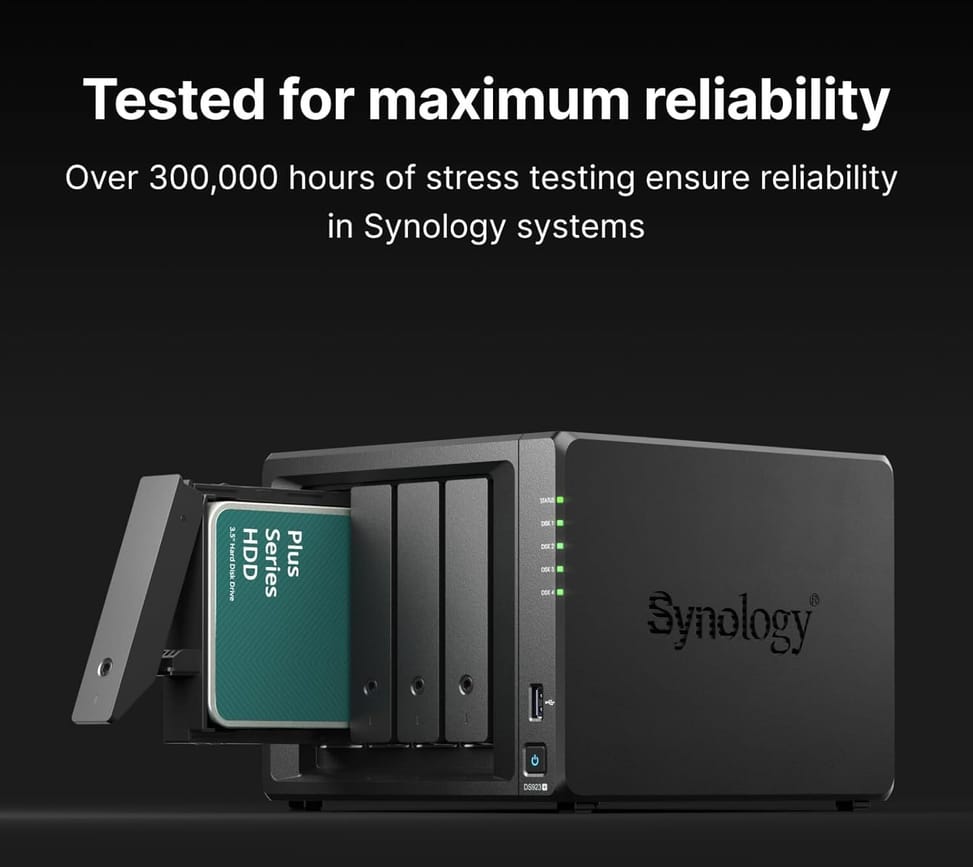 Disque dur interne Synology HAT3300 SATA 3,5" Série Plus HDD 2 To pour NAS (HAT3300-2T) — image 4