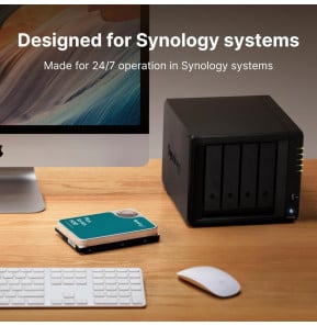 Disque dur interne Synology HAT3300 SATA 3,5" Série Plus HDD 2 To pour NAS (HAT3300-2T)