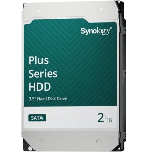 Disque dur interne Synology HAT3300 SATA 3,5" Série Plus HDD 2 To pour NAS (HAT3300-2T)