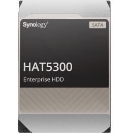 Disque dur interne Synology HAT5300 SATA 3,5" Série Enterprise HDD 12 To pour NAS (HAT5300-12T)