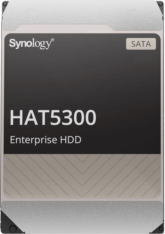 Disque dur interne Synology HAT5300 SATA 3,5" Série Enterprise HDD 12 To pour NAS (HAT5300-12T)