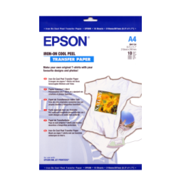 Epson Iron-on-Transfer Paper A4 – Papier de transfert thermocollant (C13S041154)