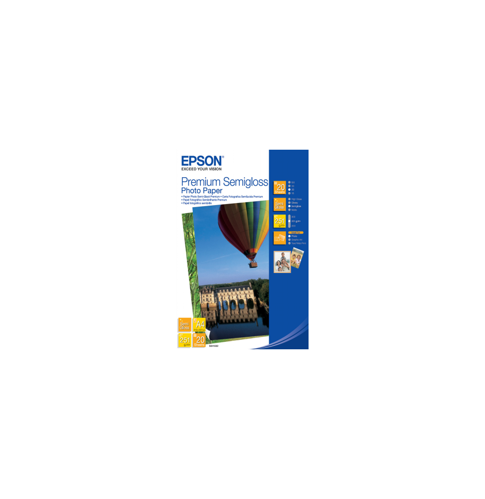 Epson Pap Photo Premium Semi-Glacé (170) 166g 16,5 (0,419x30,5m