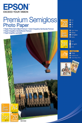 Rouleau Papier Photo HP DesignJet C6568B – Semi-glacé 98g/m² – 1,37m X 45,7m (ouvert/neuf)