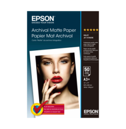 Epson Pap Mat Archival A3+ – Papier mat pour impression photo (C13S041340)