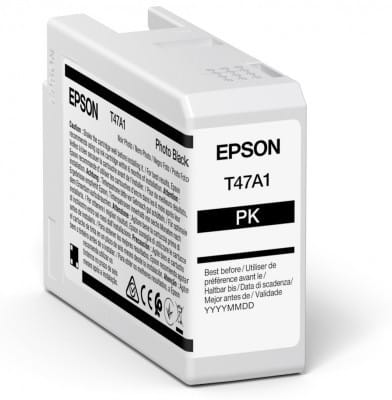 Epson T47A1 – Cartouche d'encre photo noire 50ml (C13T47A100)