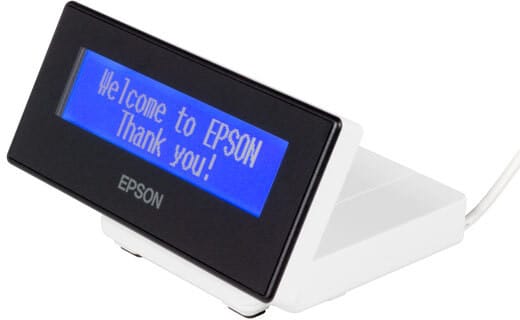 Epson DM-D30 (101) – Afficheur client LCD pour TM-m30 blanc (A61CF26101)