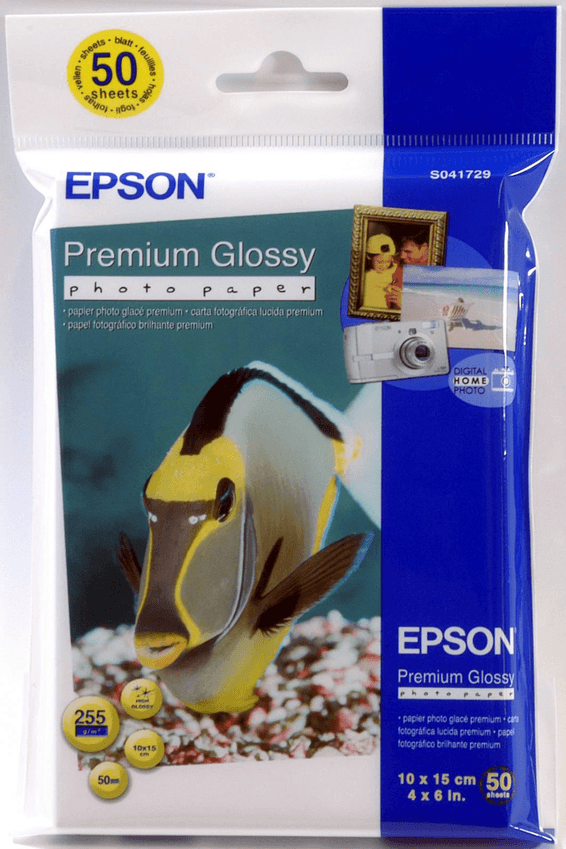 Epson Premium Glossy Photo Paper - Papier photo brillant 10x15cm (C13S041729)