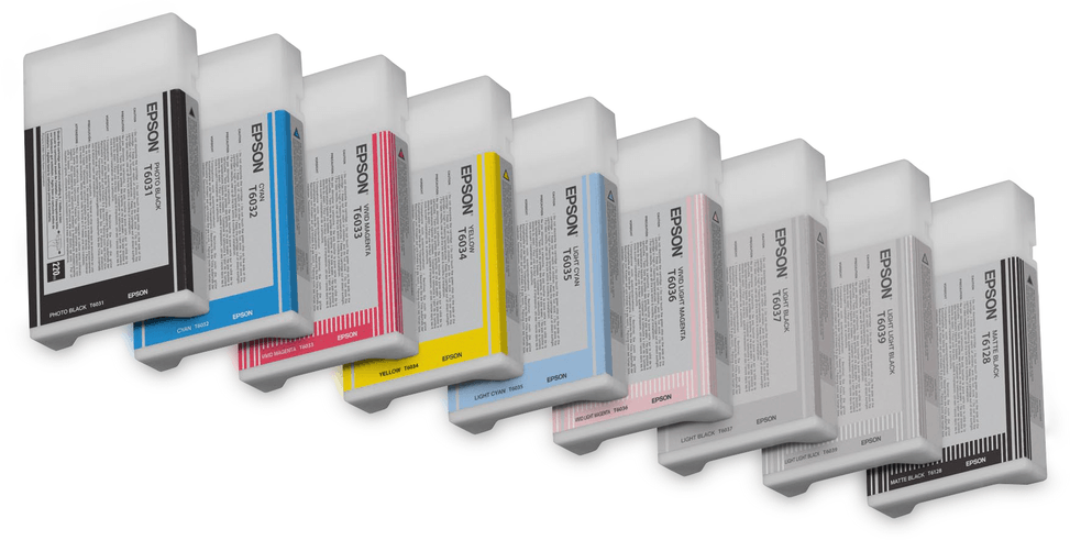 Epson SP 7800/7880/9800/9880 – Encre pigment jaune 220ml (C13T603400) — image 1
