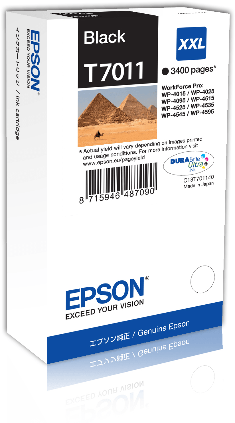 Epson T7011 – Encre noire XXL DURABrite™ Ultra (C13T70114010) — image 2