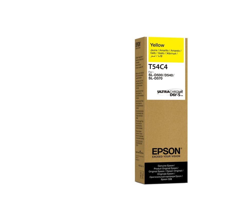 Epson T54C Yellow SURELAB SL-D500 – Encre Ultrachrome D6r-S (C13T54C420) — image 2