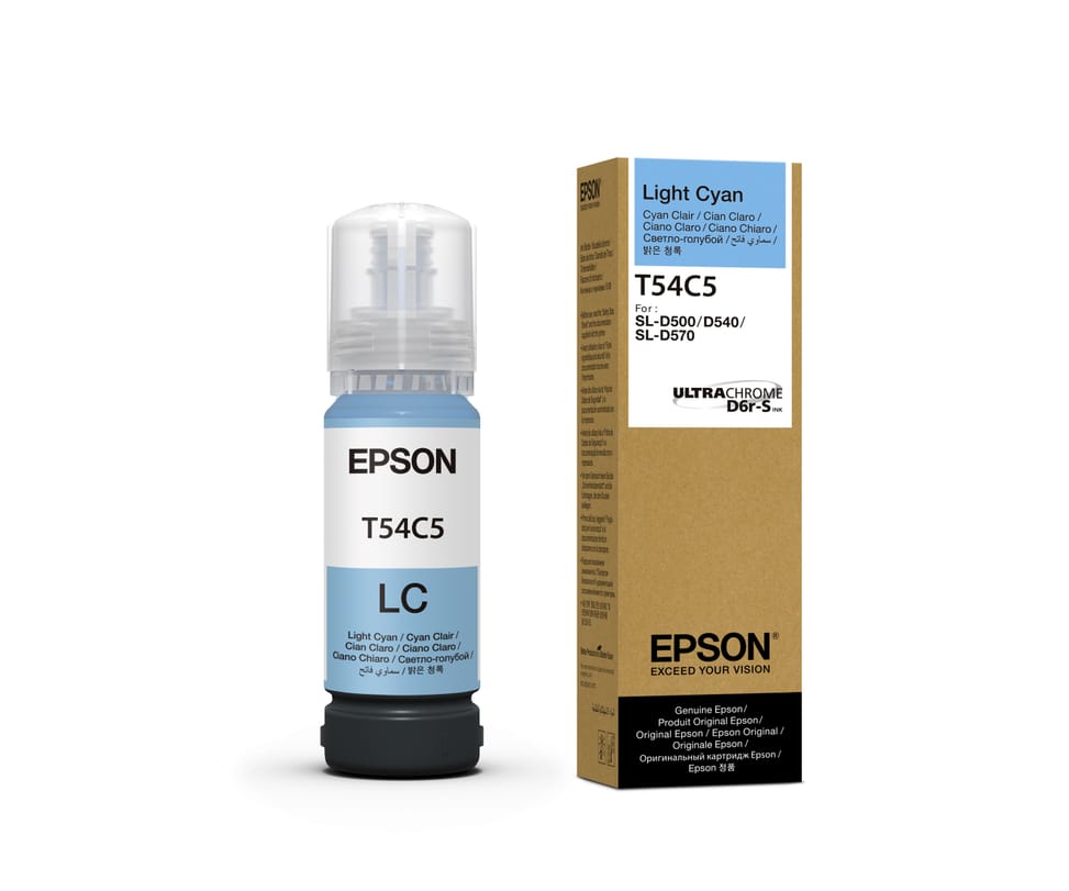 Epson SURELAB SL-D500 – Encre Light Cyan T54C (C13T54C520) — image 1