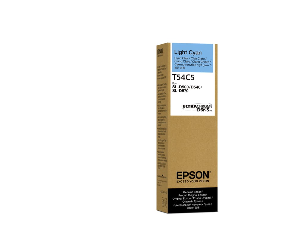 Epson SURELAB SL-D500 – Encre Light Cyan T54C (C13T54C520) — image 2