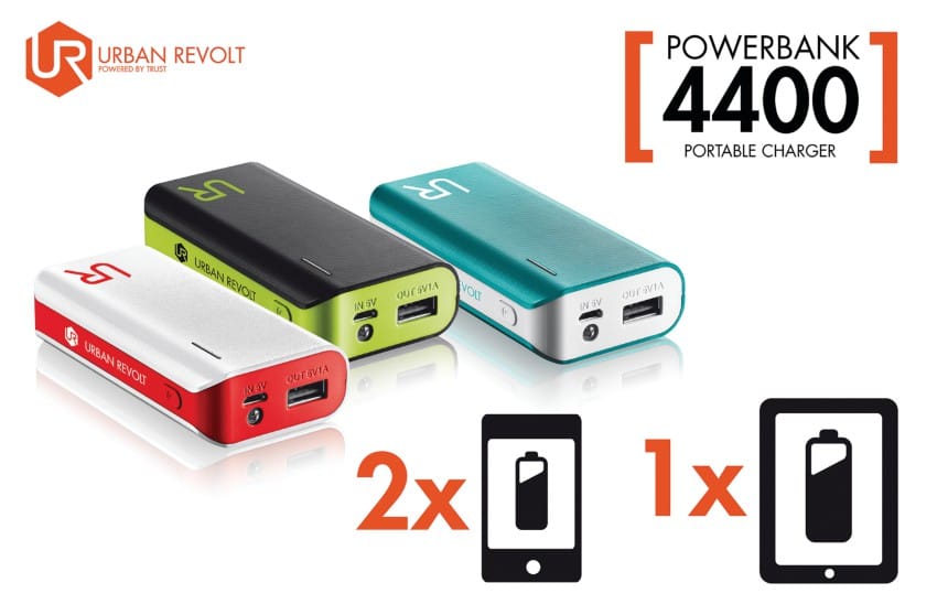 Batterie de secours Trust UR Powerbank portable phone charger 4400 mAh