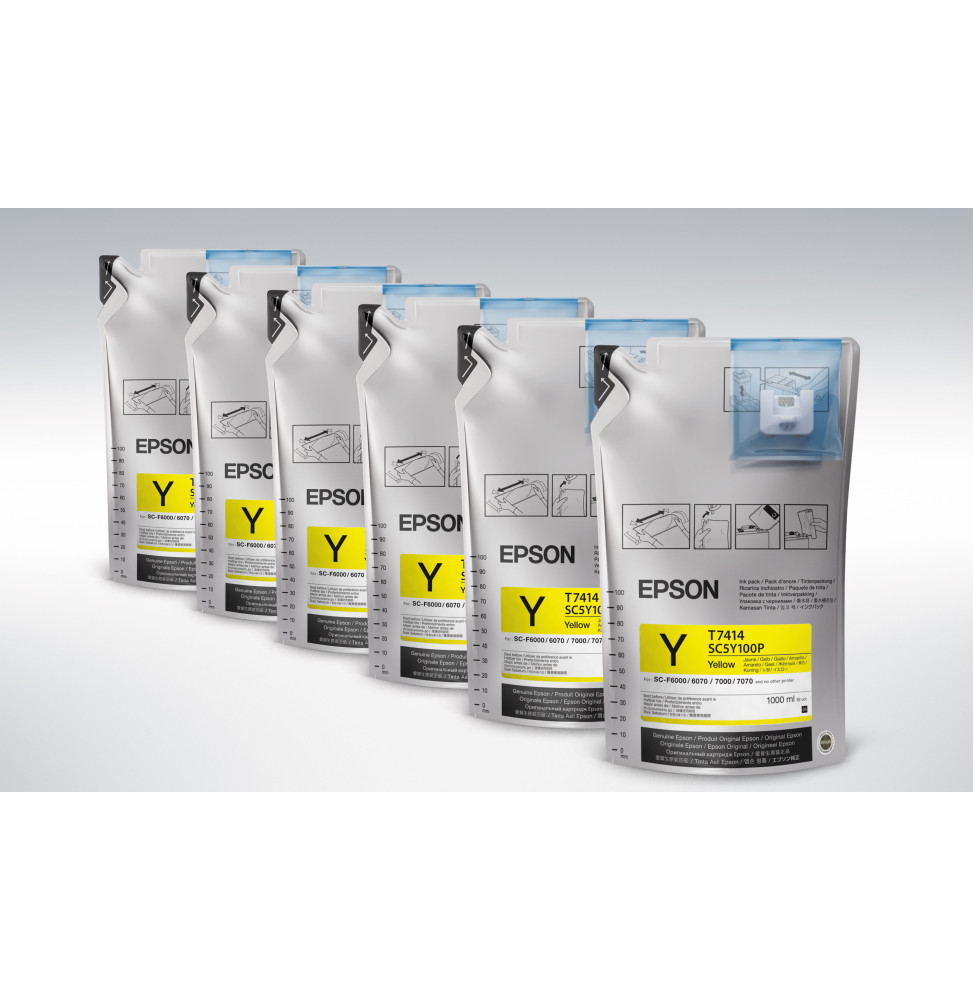 Epson UltraChrome DS T741400 – Encre jaune pour impression professionnelle (C13T741400)