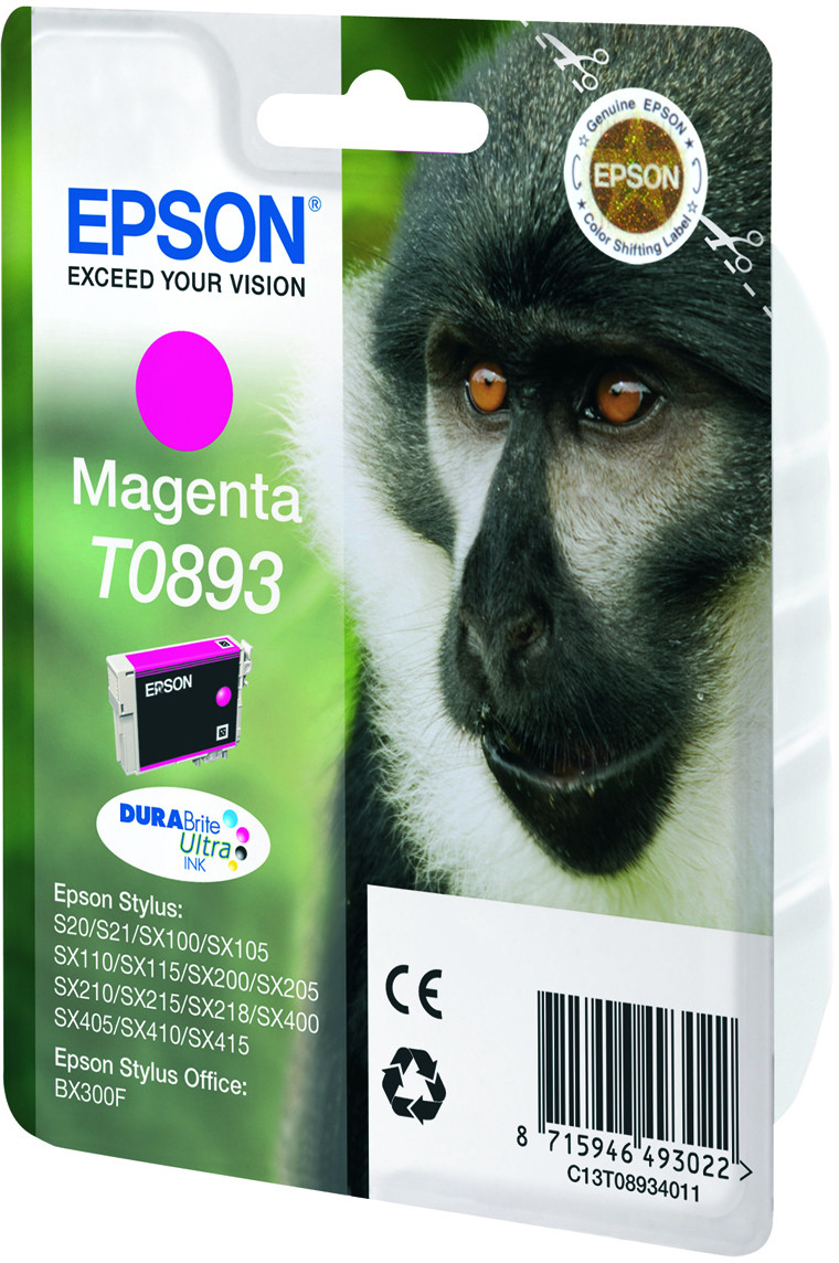 Cartouche d'encre originale Epson C13T08H300 Magenta main image 1