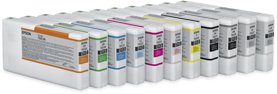 Epson SP 4900 – Encre pigment cyan 200ml (C13T653200) — image 3