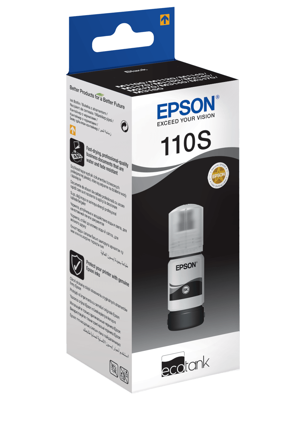Epson 110S EcoTank – Bouteille d'encre noire à pigment (C13T01L14A) — image 4