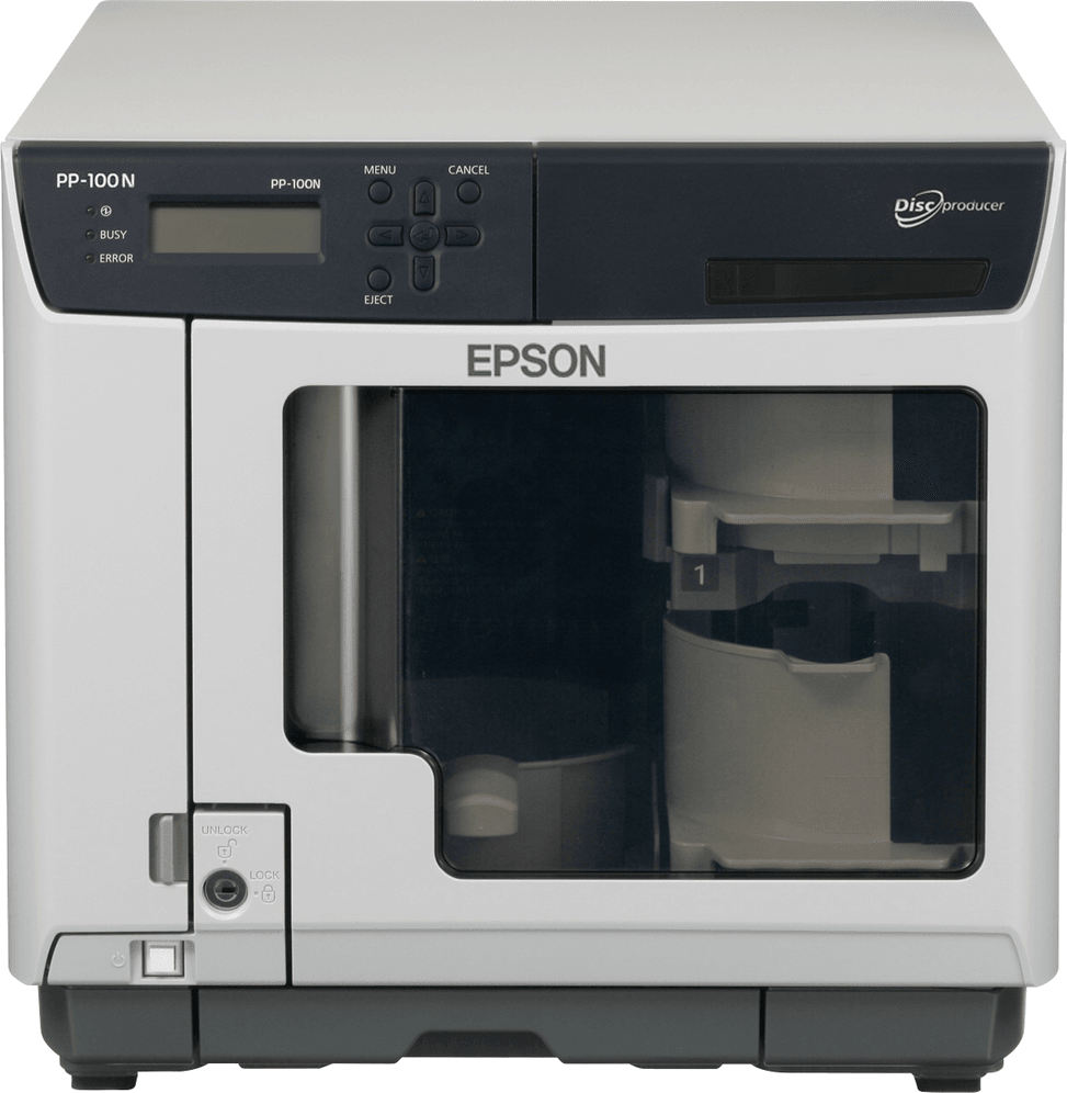 Epson Discproducer PP-100N (SATA) – Graveur et imprimeur de CD/DVD en réseau (C11CA31121) — image 1