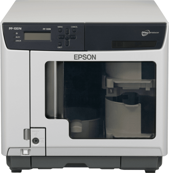Epson Discproducer PP-100N (SATA) – Graveur et imprimeur de CD/DVD en réseau (C11CA31121)