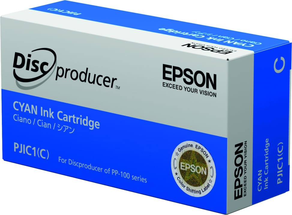 Epson Discproducer Ink PJIC7(C) – Cartouche d'encre cyan (C13S020688) — image 5