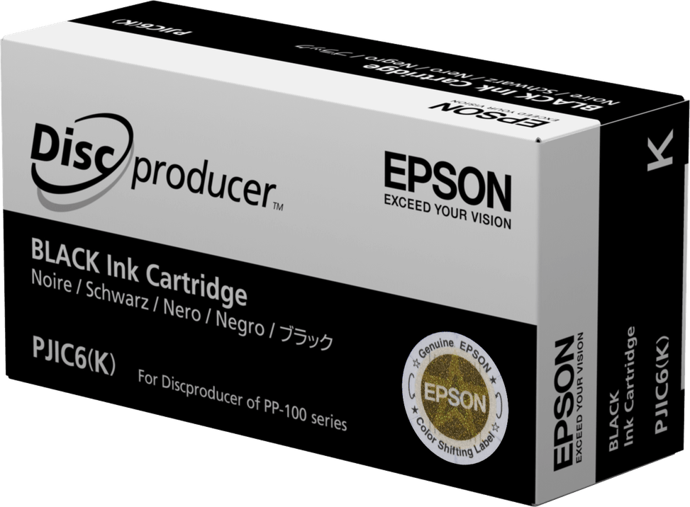 Epson Discproducer Ink PJIC7(K) – Cartouche d'encre noire (C13S020693) — image 4
