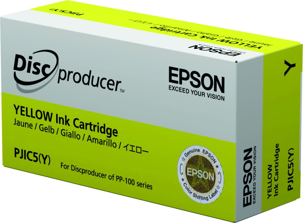 Epson Discproducer Ink PJIC7(Y) – Cartouche d'encre jaune (C13S020692) — image 5