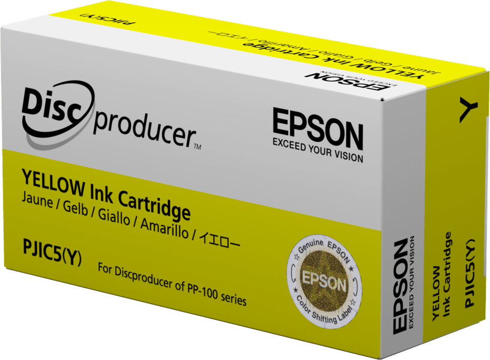 Epson Discproducer Ink PJIC7(Y) – Cartouche d'encre jaune (C13S020692) — image 6
