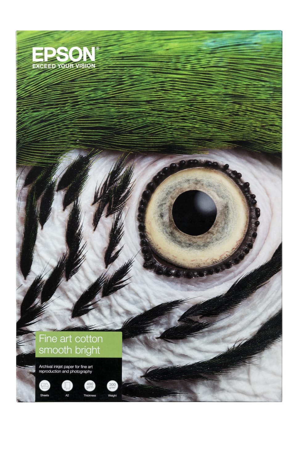 Epson Fine Art Cotton Smooth Bright A2 – Papier d'art en feuilles (C13S450276) — image 1