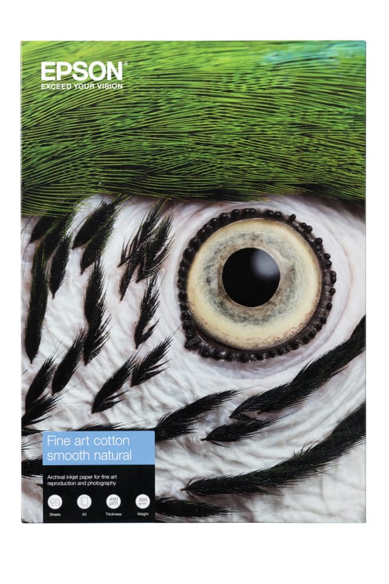 Epson Fine Art Cotton Smooth Natural II – Papier d'art à base de coton (C13S450268NQ)