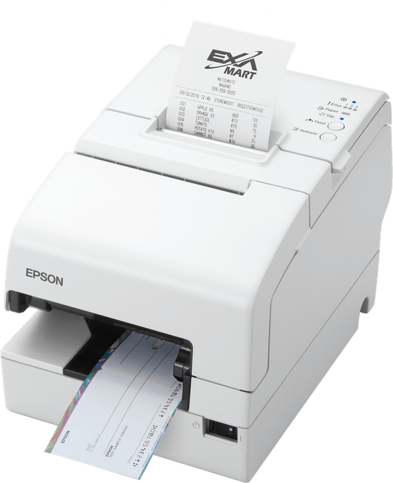 Epson TM-H6000V-213P1 – Imprimante POS multifonction blanche (C31CG62213P1)