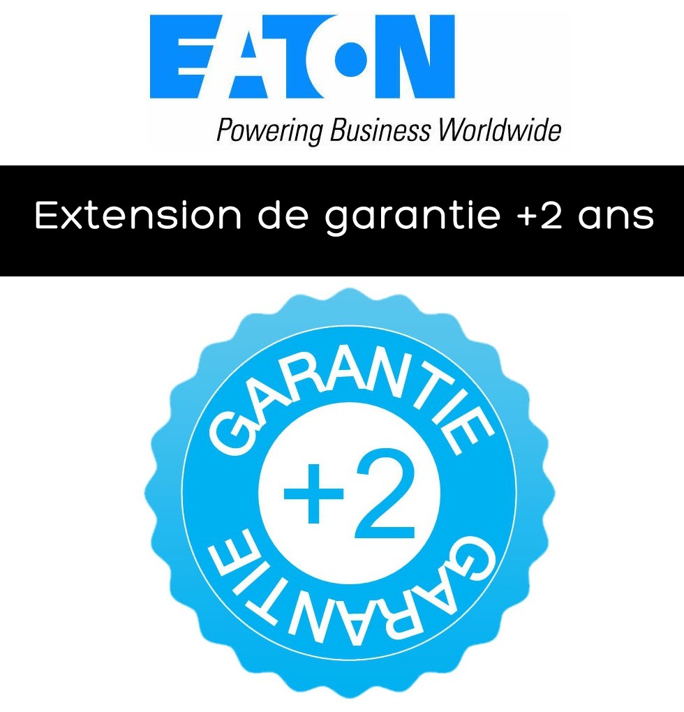 Aeg Extension De Garantie Extension de garantie EATON + 2 ans pour Onduleur Eaton 5P1150IR - iris