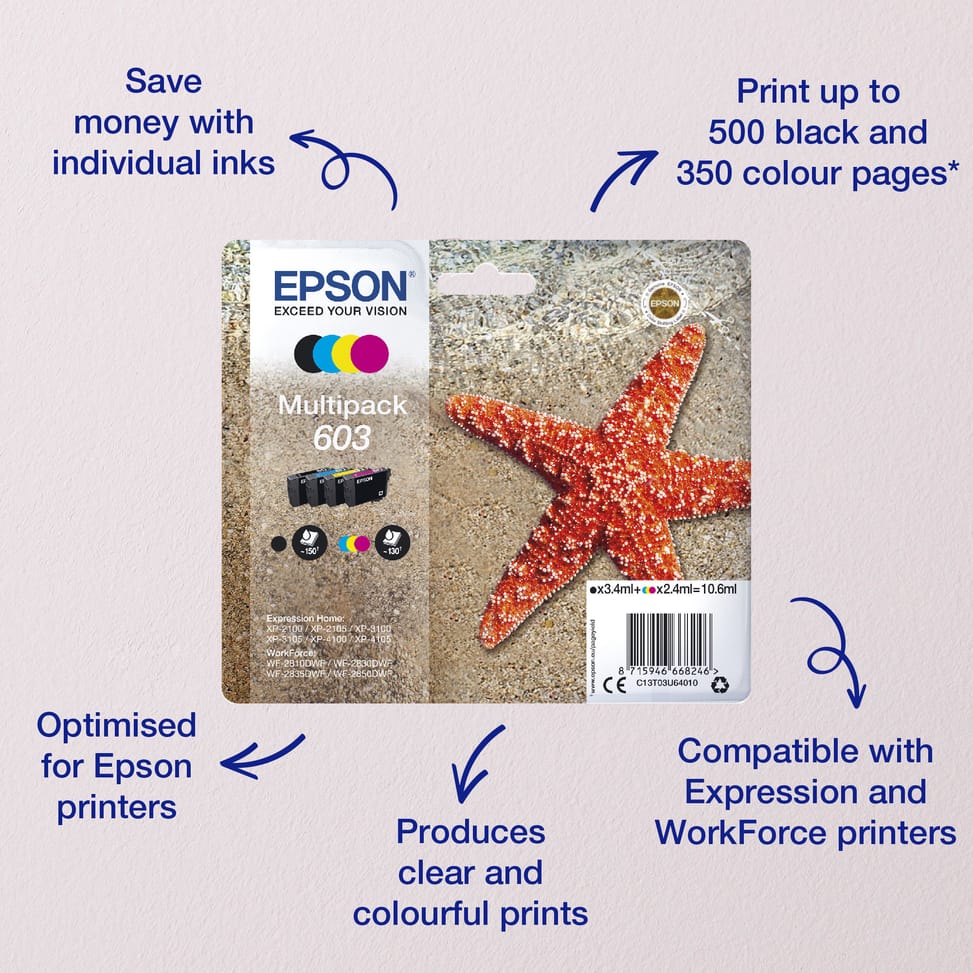 Epson 603 – Encre Magenta standard (C13T03U34010) — image 3